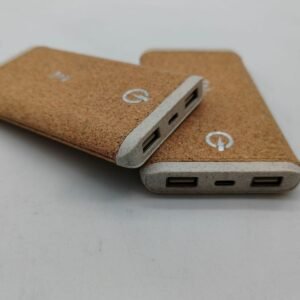 可降解麥秸稈貼軟木無線充電器