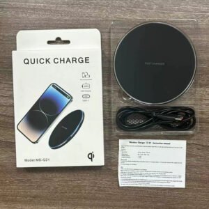 圆形金属無線充電器