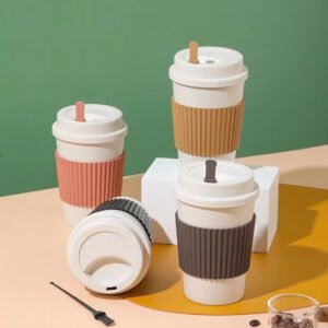 小麥秸稈咖啡杯隨行攪拌杯
